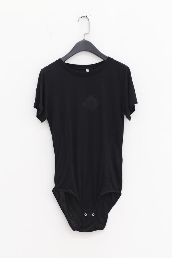 BASERANGE T-BODYSUIT ONTE BLACK